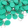 100PCS Door Lock Key Fobs 125KHz Read Only Smart Contactless