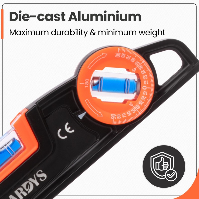 Hardys Torpedo Spirit Level - Hand Tools | 9.5 Inch
