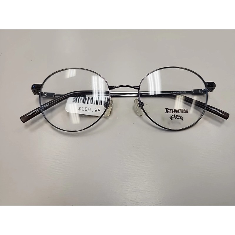 Technolite Flex Eyeglasses Frames TLF 602 GM Gunmetal Gray 48-19-140