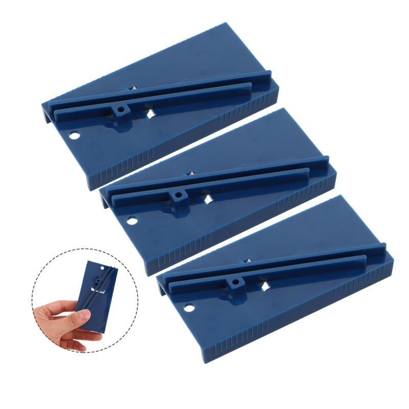 ABOOFAN 3Pcs Professional Hard Card Edge Sharpener Squeegee Tool for