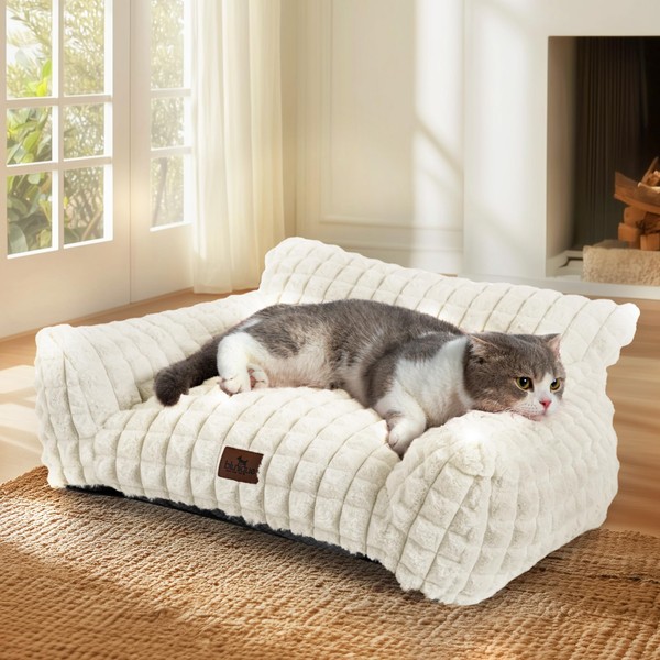 blunique blunique Cute Cat Couch Bed C Supportive & Fluffy