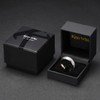 King Will METEOR 8mm 14K Gold Plated Domed Tungsten Carbide