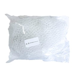 African Body Exfoliator - Bath & Shower Exfoliating Net Sponge/Loofah 95cm x 65cm. (2x WHITE)