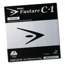 Nittaku Table Tennis Rubber C1 Black/Extra Thick (1.9mm-2.1mm)