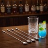 4 Pcs Cocktail Stirrers, 12 Inch Stainless Steel Bar Mixing