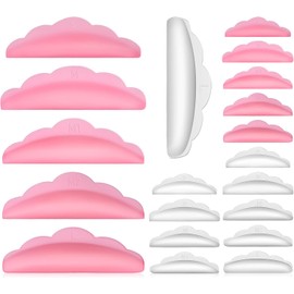 Almohadillas 20 Pares para Levantamiento de Pestañas de Silicona Herramientas de Maquillaje y Belleza, Aptas para Piel Delicada, Uso en Beauty