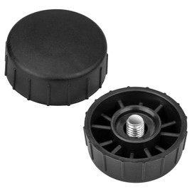 LEFITPA 2 Pack Replacement 791-153066 Bump Knob for Bolens BL100 BL110 BL150 BL160 791-153066B 153066 Trimmer Models (1-3/4" OD x 5/16" - 18 Thread)