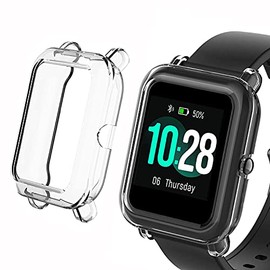 Giaogor Protective Case Compatible with ID205L, All-Around Case, Ultra Thin TPU Protective Case for PUTARE ID205 / Willful SW021 / Yamaha SW021 / LIFEBEE ID205L / UMIDIGI Uwatch3 Smartwatch
