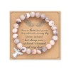 Memorial Sympathy Bereavement Angel Guardian Protection Healing Natural Stone Beaded
