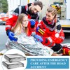 Emergency Blanket Bulk Mylar Survival Thermal Blankets Pack Silver Foil