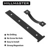 HILLMASTER Garage Door Magnetic Decorative Hardware, 6 Pieces Rectangle Garage