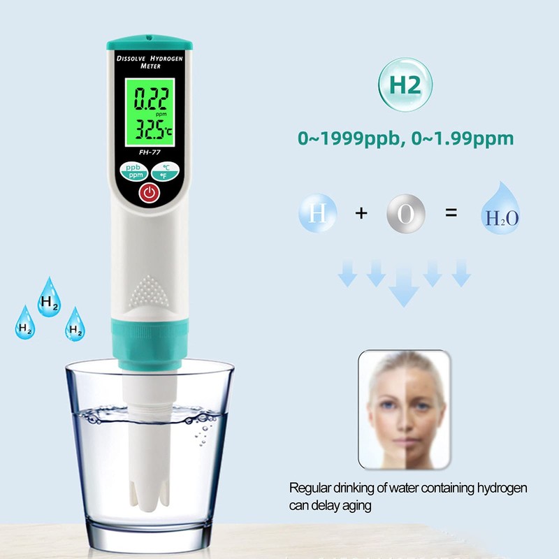 Topyond PH Meter Water, Digital PH Pen, High Precision Electrode,