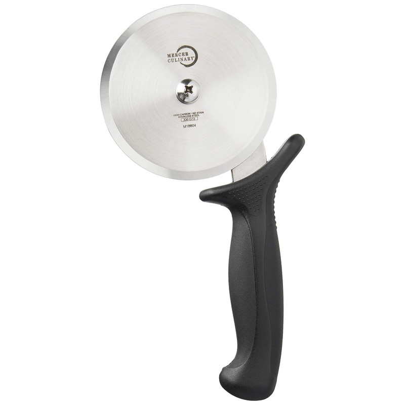 Mercer Culinary Millennia Pizza Cutter with Black Handle, 4 Inch