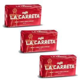 Espresso Ground Coffee – Café La Carreta Cuban Coffee, 10 oz Bag – Miami’s Famous Cuban Espresso Since 1976