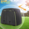 600D Oxford 2/2+2/4 Passenger Golf Cart Cover Fits EZGO, Club