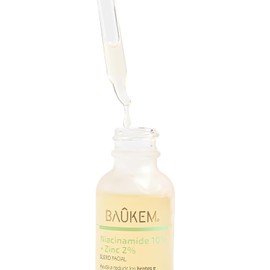 Baukem Sérum Facial Niacinamida 10% + Zinc 2% Control Grasa, Minimiza Poros, Reduce Imperfecciones y Manchas - 30 ml