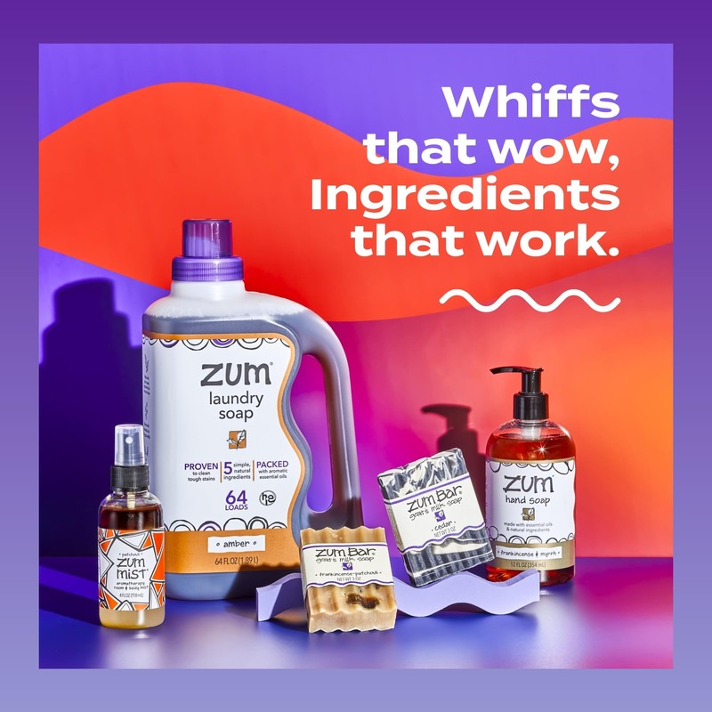 Indigo Wild Zum Clean Laundry Soap - Plant-Based Liquid Laundry