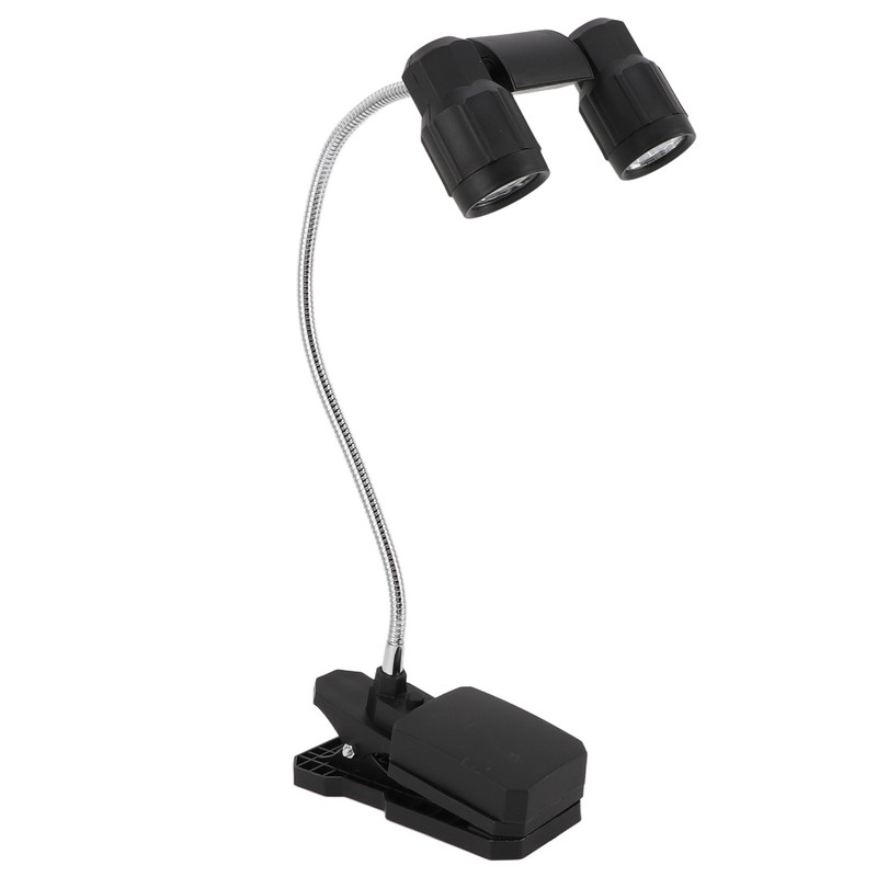Clip On Light LED Double Headed 360 Degree Adjustable Rotatable