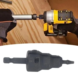 Power Conduit Reamer Tool Kit, High Carbon Steel Pipe Reamer with 5 Blades, for 1/4 Inch Shank Hammer Drill Chuck, Power Tool Accessories