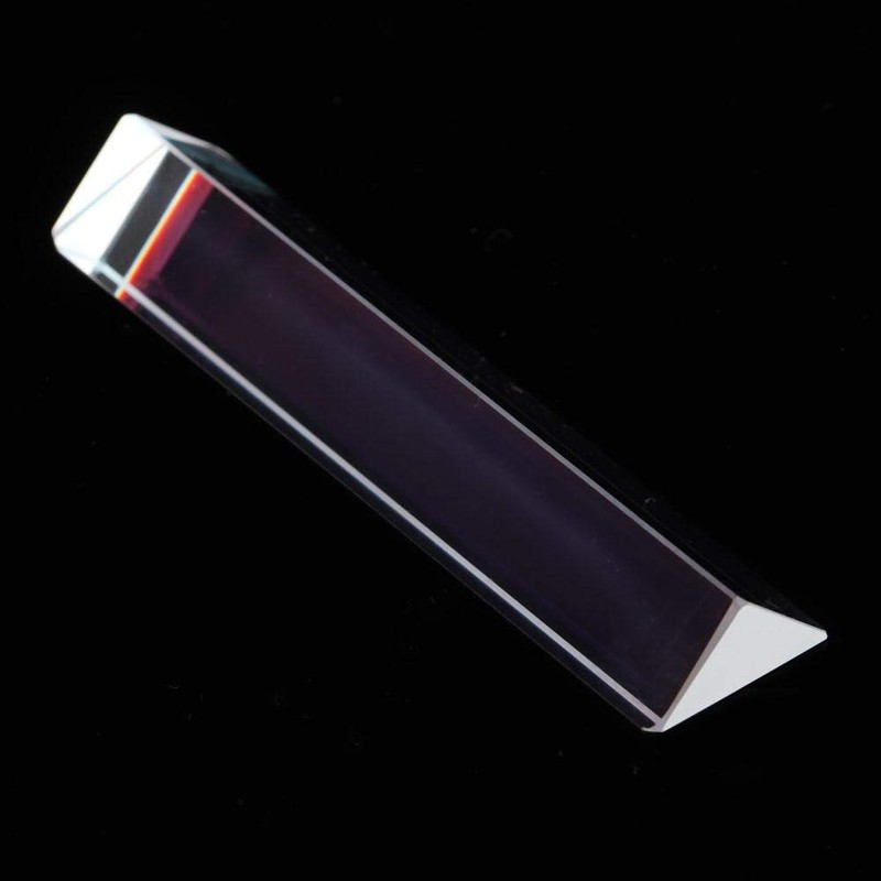 Hilitand Optical Glass Prism K9 Optical Glass Triangle Prism Right