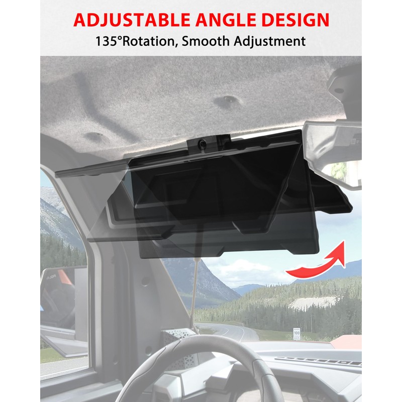 SAUTVS Sun Visors for Polaris Xpedition XP/XP 5/ADV/ADV 5 2024