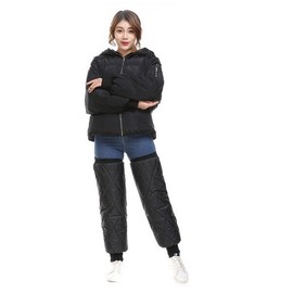 Motorcycle, knee thermal padded sleeves, knee sleeves, leg sleeves, leg warmers, winter, delivery, quick service / 오토바이 무릎 방한 패딩 토시 무릎토시 다리토시 레그워머 겨울 배달 퀵