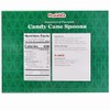 Fruidles Christmas Candy Canes Spoons Suckers, Peppermint Flavor in Box,