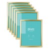 LaVie Home 8x10 Picture Frames (6 Pack, Gold) Simple Designed