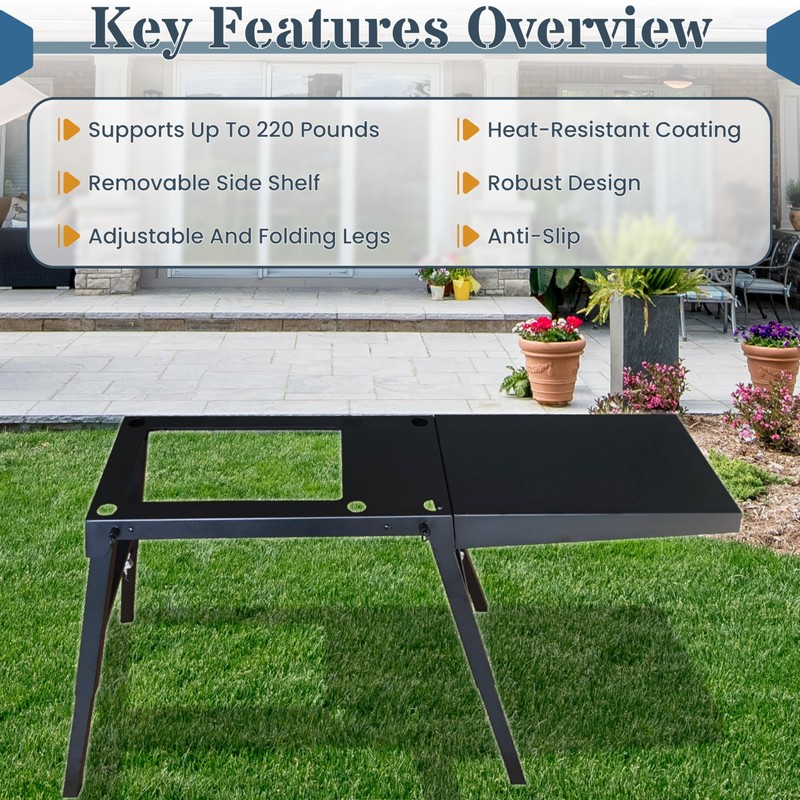 FEBTECH - Adjustable Griddle Stand Compatible with Blackstone 17” and