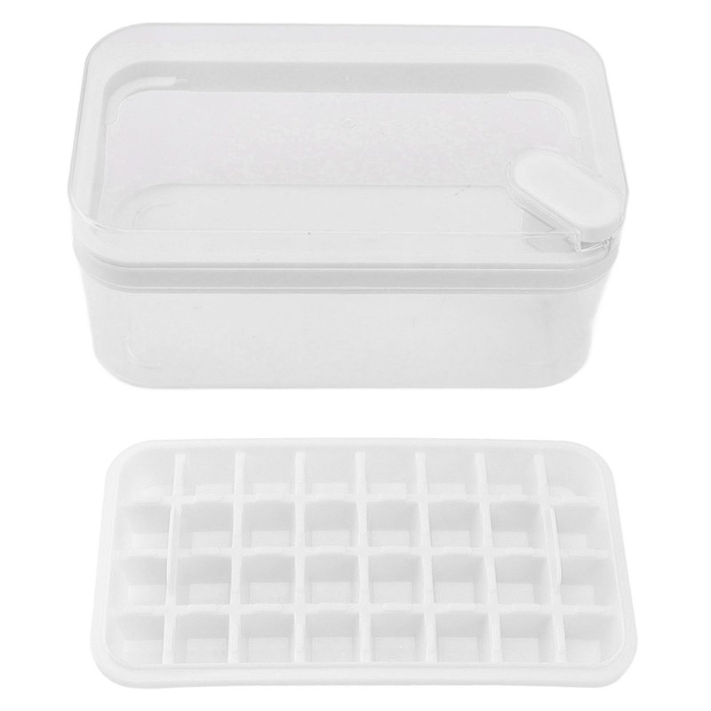 Easy Release Ice Cube Tray Plastic 32 Grids Ice Tray