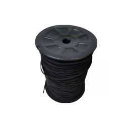 Unbranded 10 yards Round elastic cord  strech black 3 mm thickness se for mask and hat
