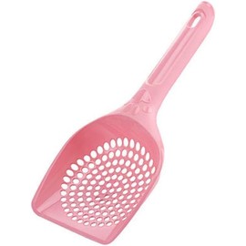Pchnfei Pink Plastic Cat Litter Scoop Pet Care Sand Waste Scooper Shovel Hollow Cleaning Tool Easy to Clean Cat Litter Scoops Pet Supplies
