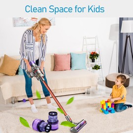 Chonphan Filter V11 V15 f??r Dyson V11 V15 SV14 SV17 SV22 Absolute Animal Detect Extra Pro Torque Drive Staubsauger, Chonphan Waschbar Ersatzfilter V11 mit Reinigungsb??rste, Ersetzen # DY-970013-02 (2 St??ck)