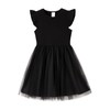 PATPAT Flower Girls Sequin Black Tutu Dress for Kids Wedding Princess Birthday Party Dresses 3-4 Year