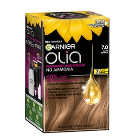 Garnier, Permanent Hair Colour, Ammonia Free and Nourishing, Olia, 7.0 Dark Blonde