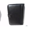 Scully Leather 1803-02 Black Leather 6-Ring Planner