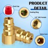FANOVO R12 to R134a Adapter, High & Low Pressure R12