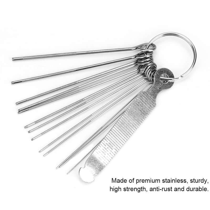 Guitar Nut Slotted Files, Guitar Bridge Saddle Nut Files, 13
