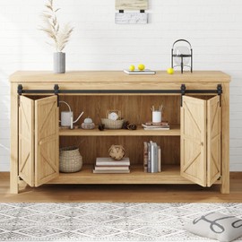 EaseLife 5 FT Mini Cabinet Bi-Folding Sliding Barn Door Hardware Track Kit for 4 Door,Easy Install,Slide Smoothly Quietly,Apply for Storage Window TV Stand and Other Shielding (No Cabinet)