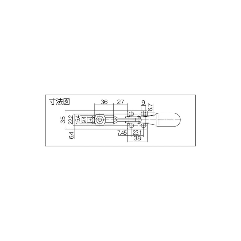 育良精機 ISK-HH4500 トグルクランプ