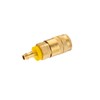 Milosline Industrial Air Coupling,1/4" Hose Barb,1/4" Basic Flow Quick Connect