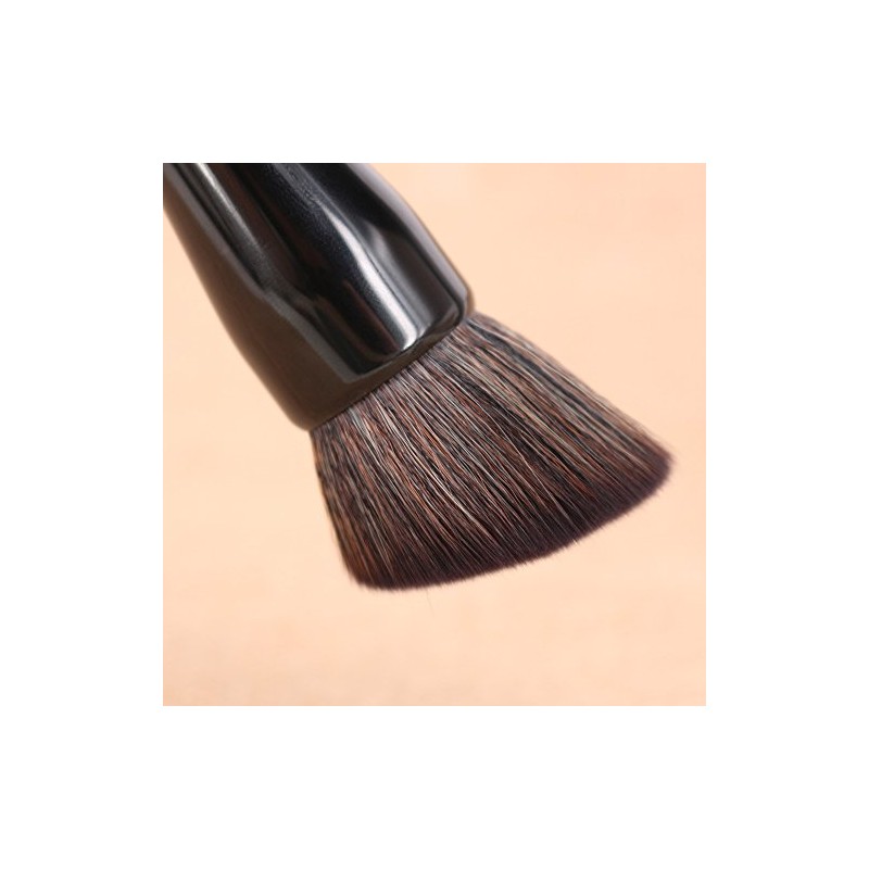 Vela Yue Brocha Maquillaje Base Polvos Bronceador Contouring Oblicuo Kabuki