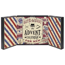 Men Book Body Care Advent Calendar for Men 2024 - Body Care Christmas Calendar to Open