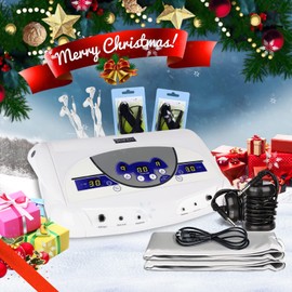 Boeetech Dual Foot Spa Detox Machine, Foot Bath Spa Ionic Machine with Mp3 Player for Home Beauty