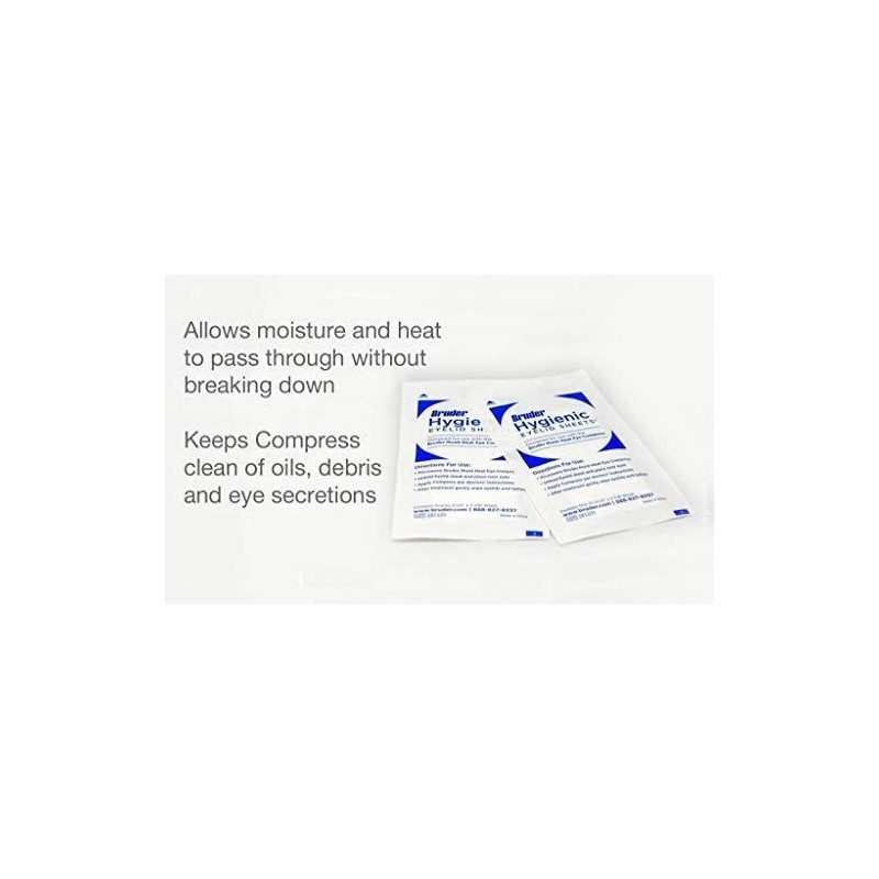 Bruder Hygienic Eyelid Cleansing Sheets Micro Fine Individually Wrapped
