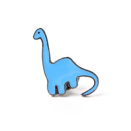KILIPOL Blue Dinosaur Enamel Pin Cartoon Animal Brooches Pin Badge Funny Enamel Lapel Pin Clothes Bag Backpacks Lapel Badge Pin