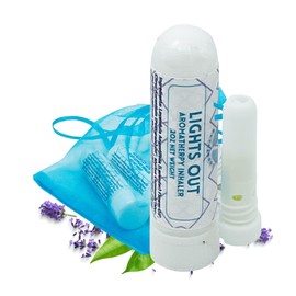 LIGHTS OUT Aromatherapy Nasal Inhaler 2PK | Relaxation and Sleep Support Essential Oil Blend w/Lavender and Neroli | Natural Undiluted Essential Oils | Gift Basket Idea | Valentine Gift