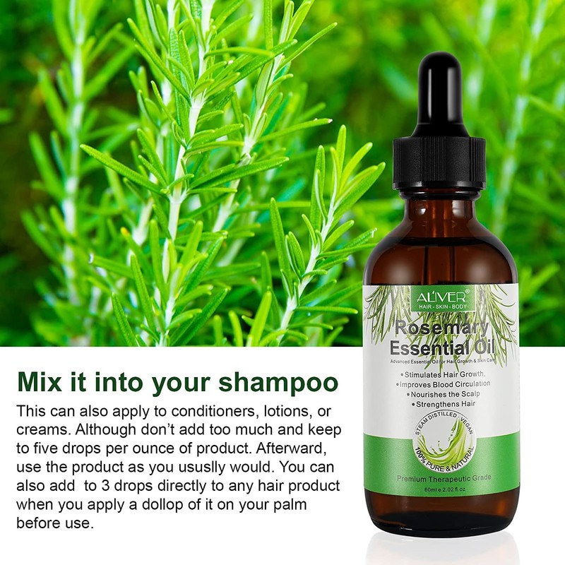 Pure Natural Rosemary Essential Oils - 2 pack, Hair Growth