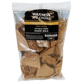 Waxness Spa Choice Mineral Gold Demi Creamy Hard Wax Beads 2.2 lb / 1 kg