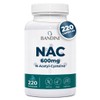 Bandini® NAC N-Acetyl-Cysteine ​​600 mg | 220 Vegan Capsules (+7